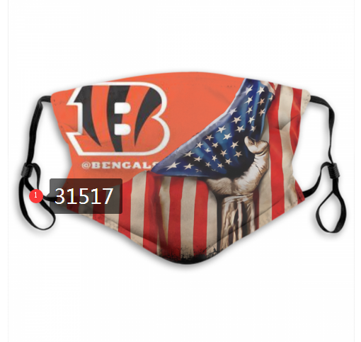 NFL 2020 Cincinnati Bengals #69 Dust mask with filter->nfl dust mask->Sports Accessory